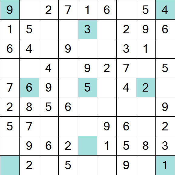 Girandola Sudoku - Einfach