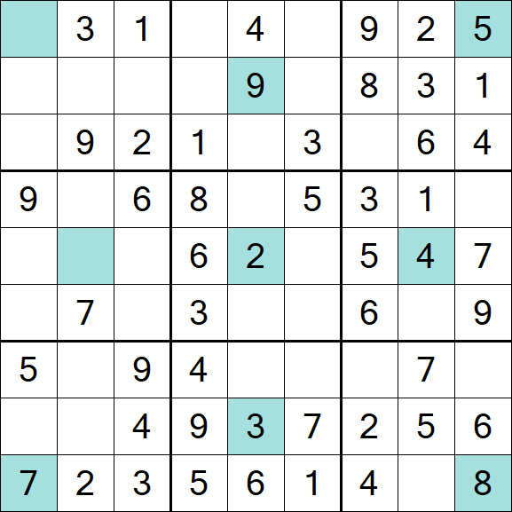 Girandola Sudoku - Einfach
