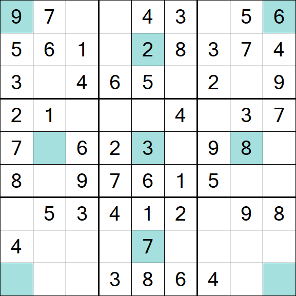 Girandola Sudoku - Einfach