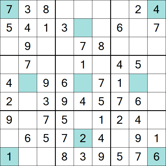 Girandola Sudoku - Einfach