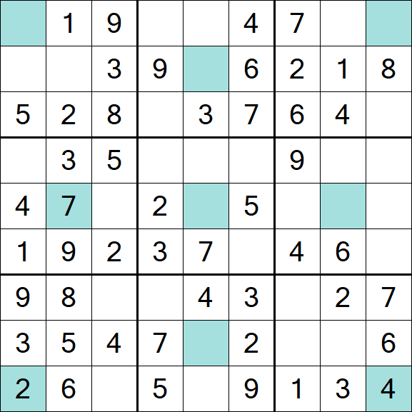 Girandola Sudoku - Easy