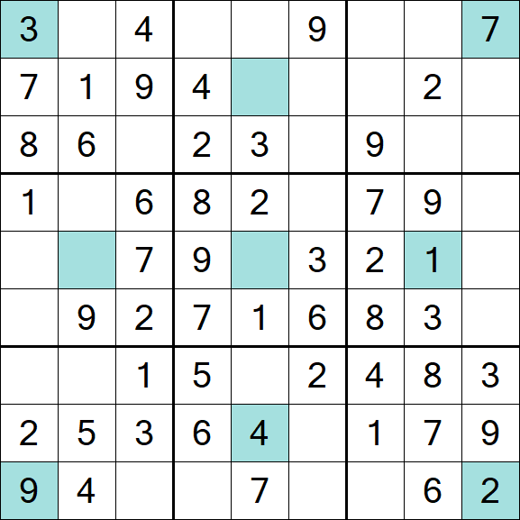 Girandola Sudoku - Einfach