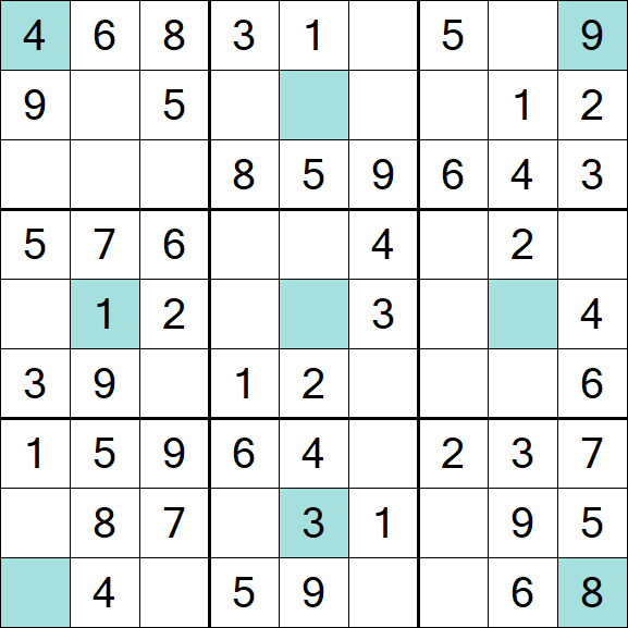 Girandola Sudoku - Einfach