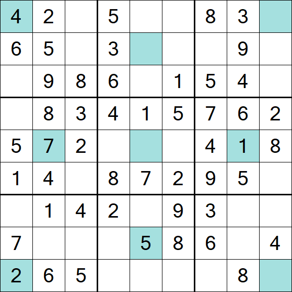 Girandola Sudoku - Einfach
