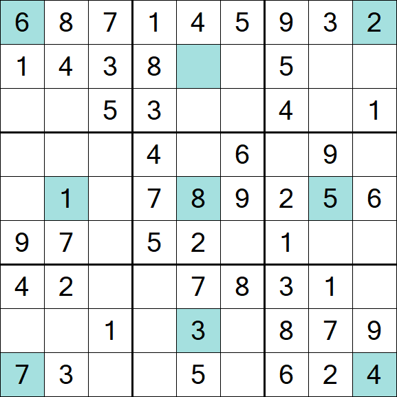 Girandola Sudoku - Einfach