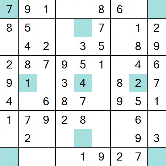 Girandola Sudoku - Einfach