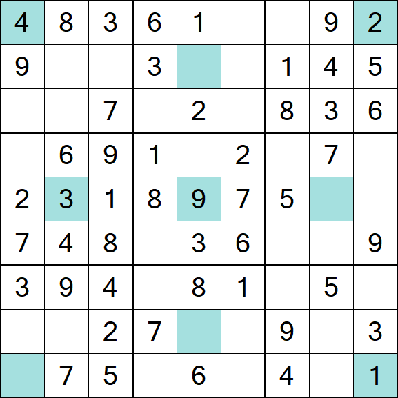 Girandola Sudoku - Einfach