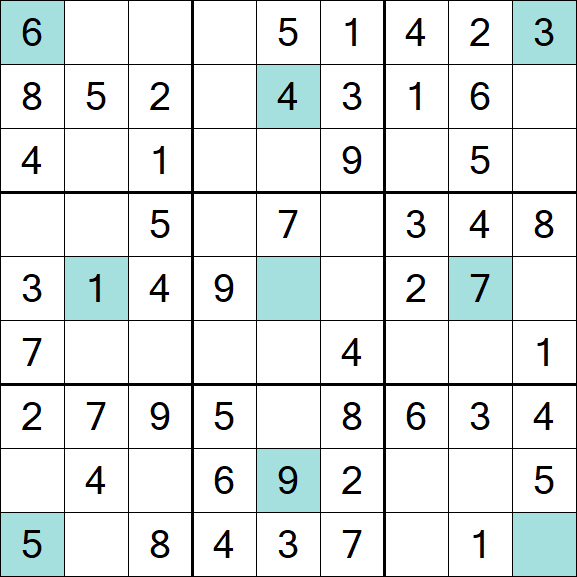 Girandola Sudoku - Einfach