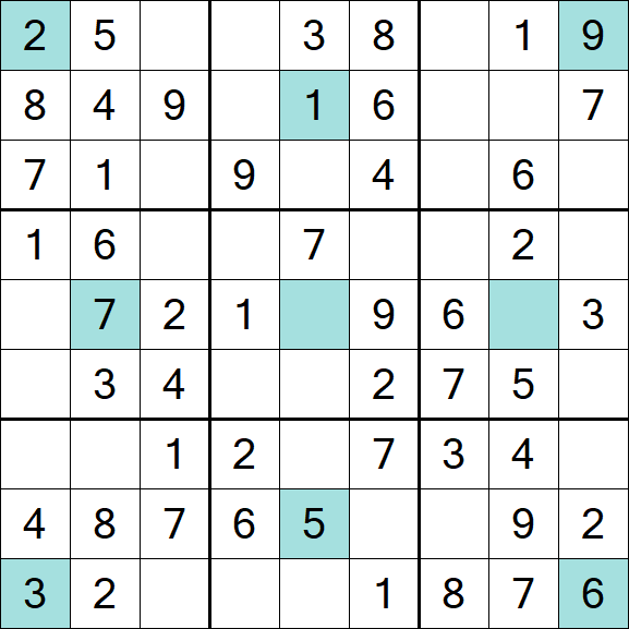 Girandola Sudoku - Einfach