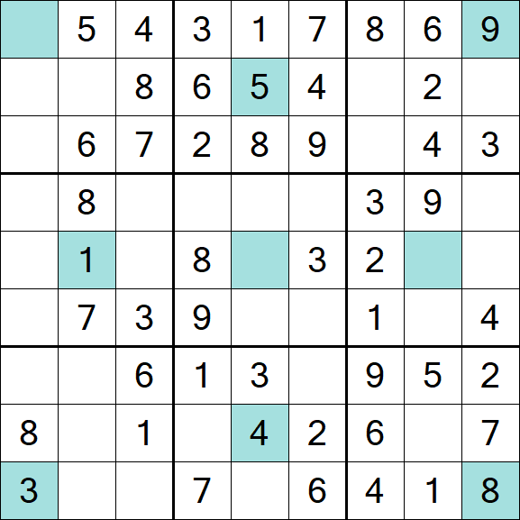 Girandola Sudoku - Einfach