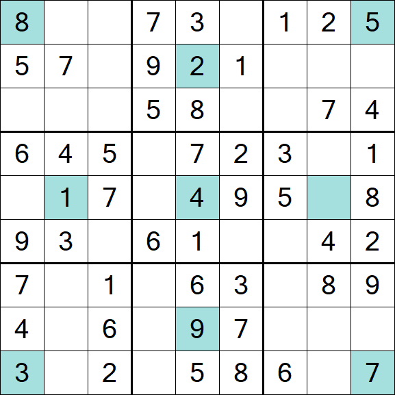 Girandola Sudoku - Einfach