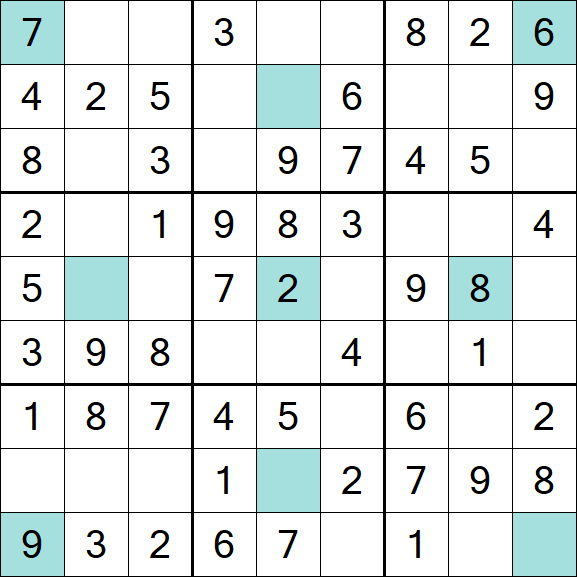 Girandola Sudoku - Einfach