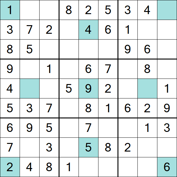 Girandola Sudoku - Einfach