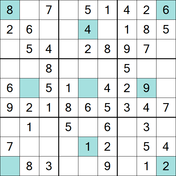 Girandola Sudoku - Einfach
