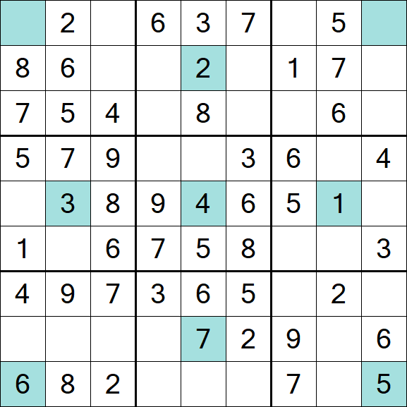 Girandola Sudoku - Einfach