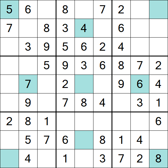 Girandola Sudoku - Einfach