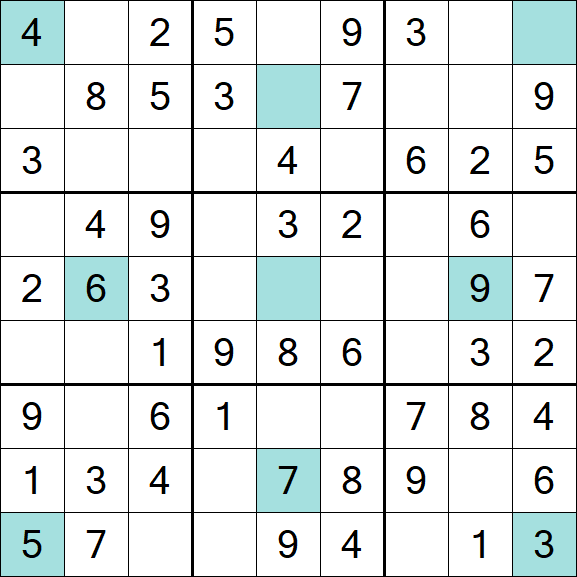 Girandola Sudoku - Einfach