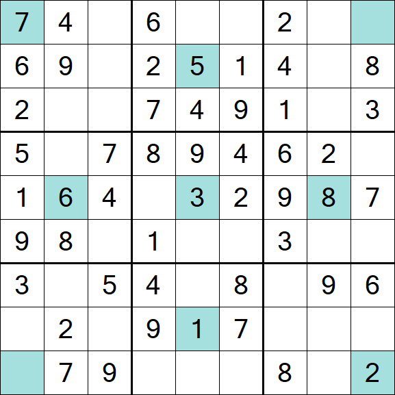 Girandola Sudoku - Einfach