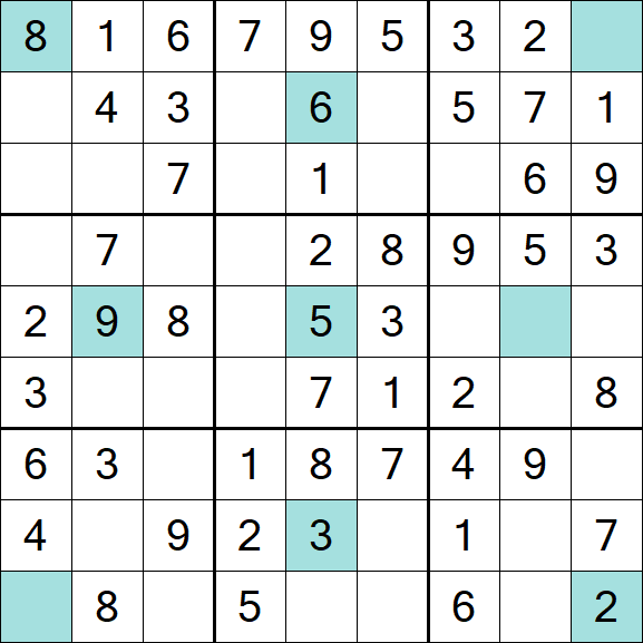 Girandola Sudoku - Einfach