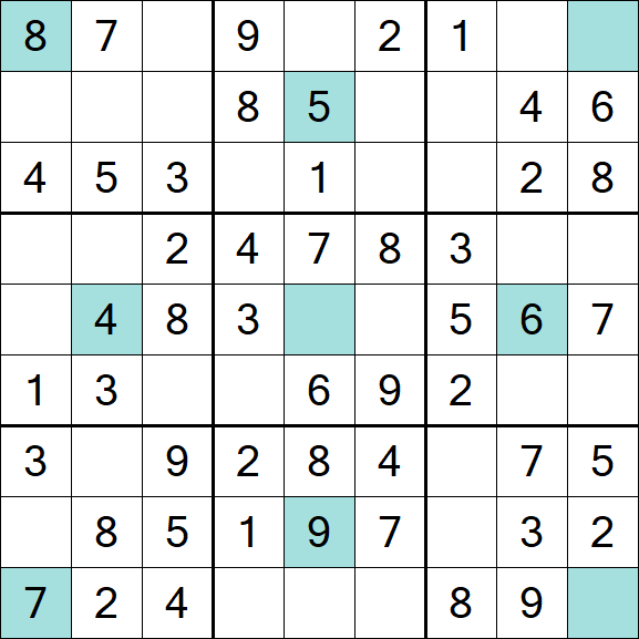 Girandola Sudoku - Easy