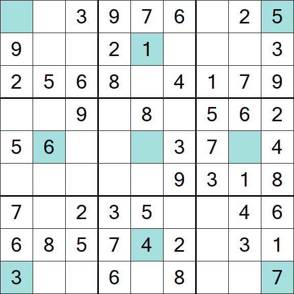 Girandola Sudoku - Einfach