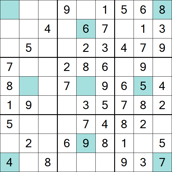 Girandola Sudoku - Einfach