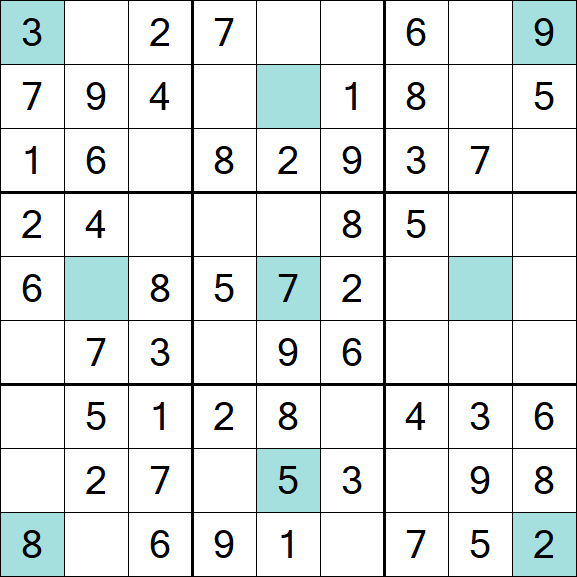 Girandola Sudoku - Einfach