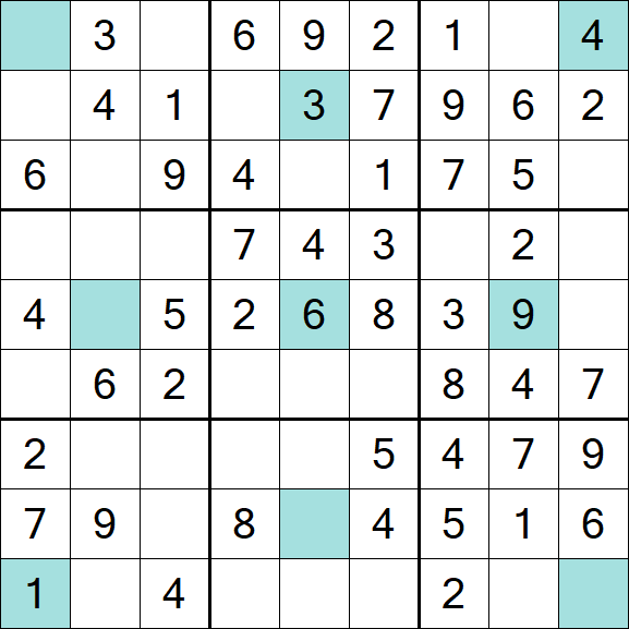 Girandola Sudoku - Einfach