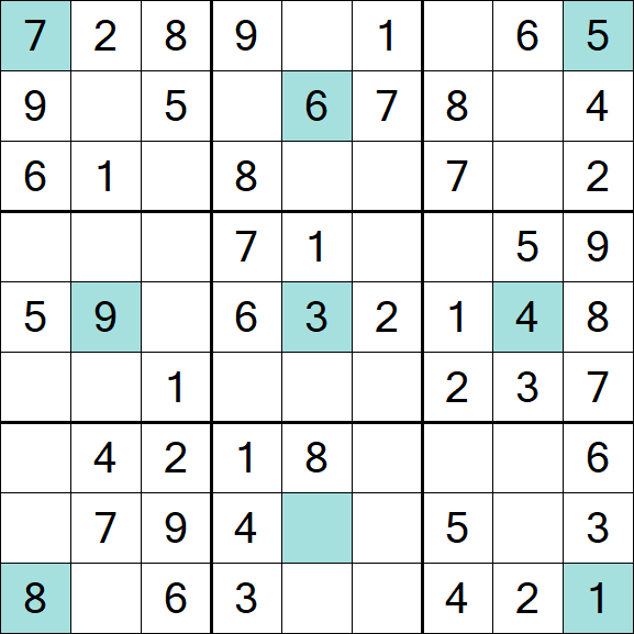 Girandola Sudoku - Einfach