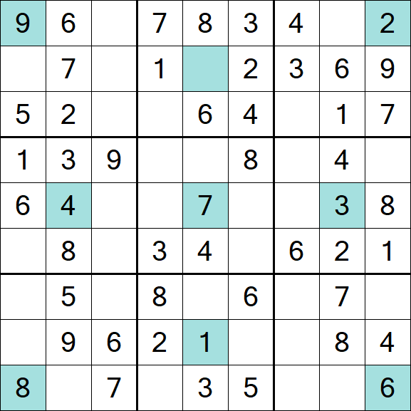 Girandola Sudoku - Einfach