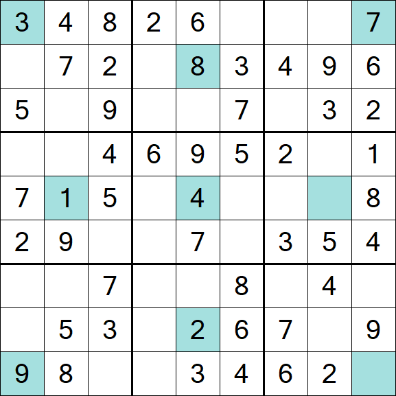 Girandola Sudoku - Einfach