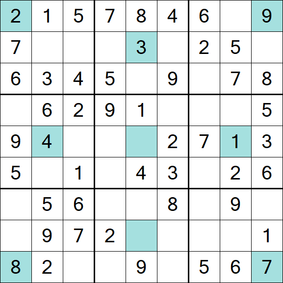 Girandola Sudoku - Einfach