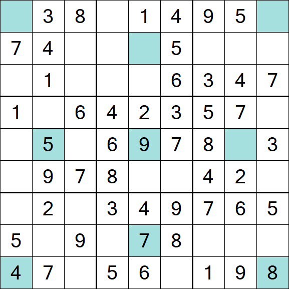 Girandola Sudoku - Einfach