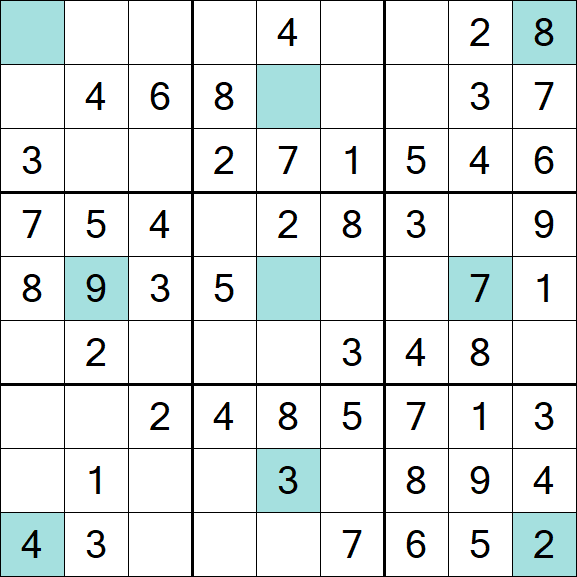 Girandola Sudoku - Einfach