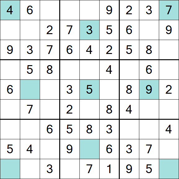 Girandola Sudoku - Einfach
