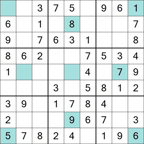 Girandola Sudoku - Einfach
