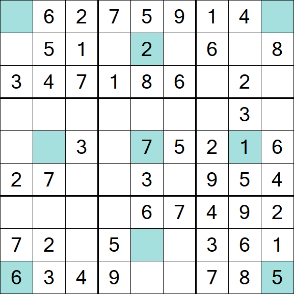 Girandola Sudoku - Einfach