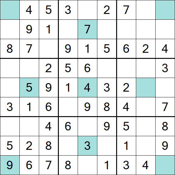 Girandola Sudoku - Einfach