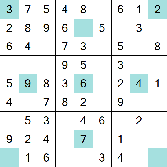 Girandola Sudoku - Einfach