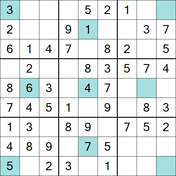 Girandola Sudoku - Einfach
