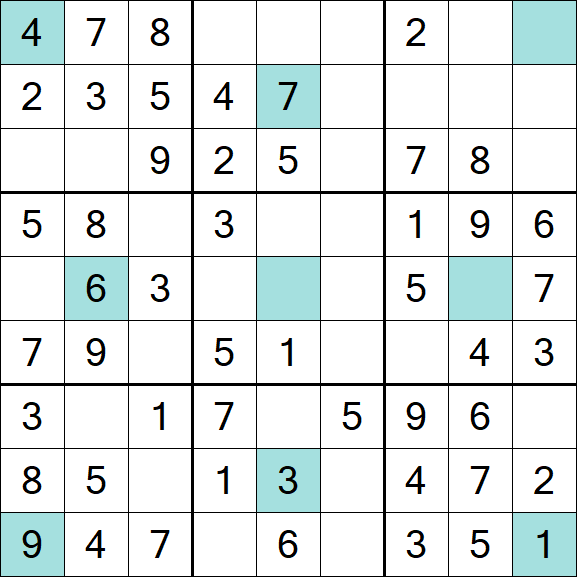 Girandola Sudoku - Fácil