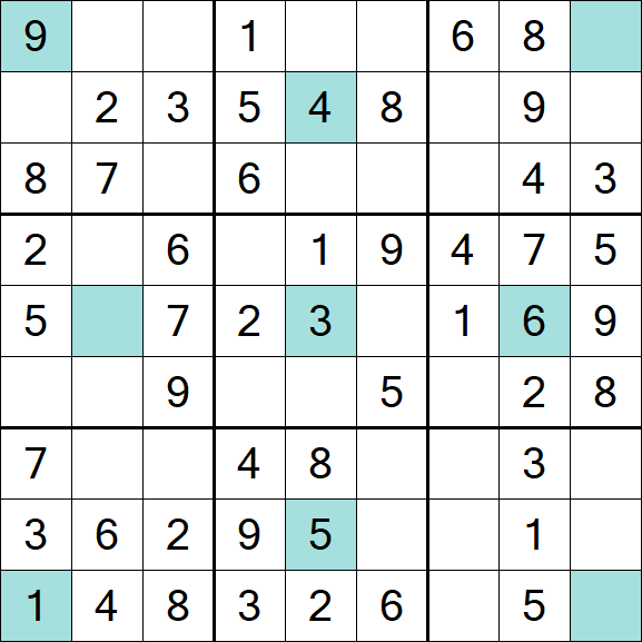 Girandola Sudoku - Fácil
