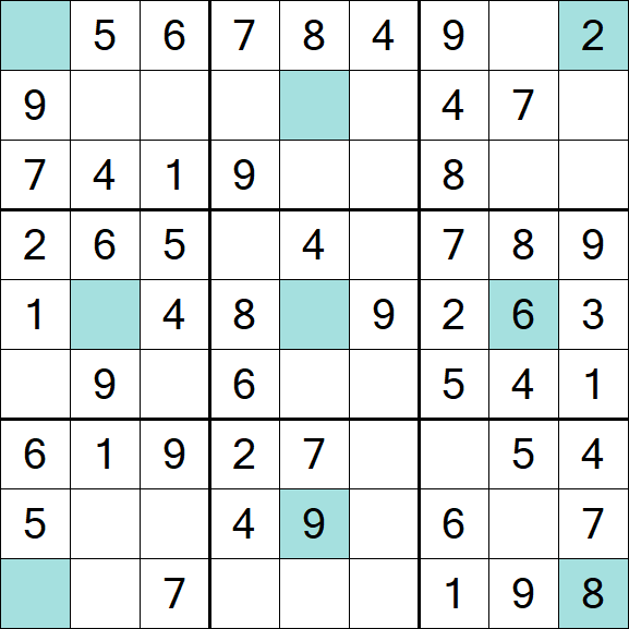 Girandola Sudoku - Fácil