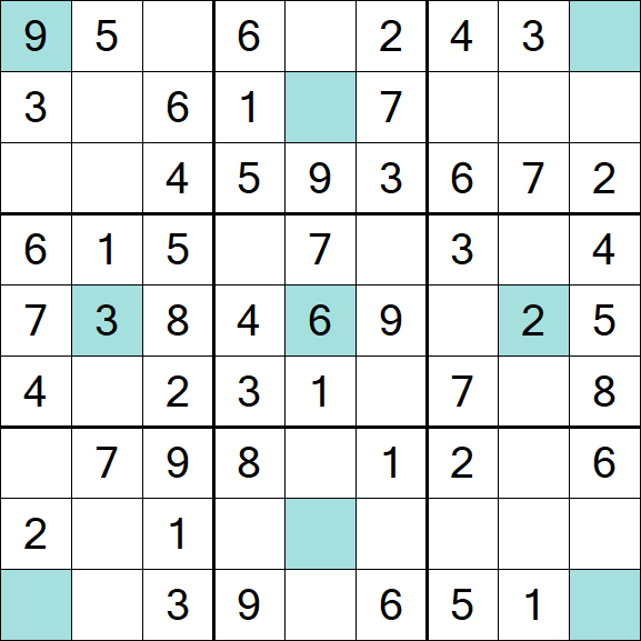Girandola Sudoku - Fácil