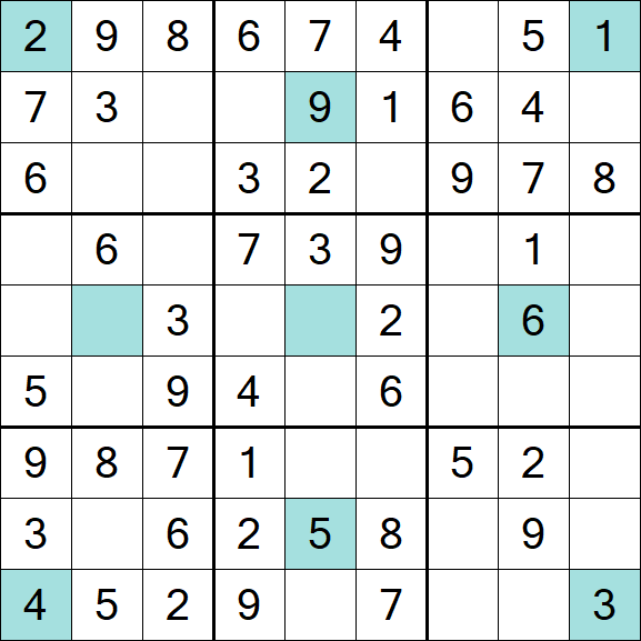 Girandola Sudoku - Fácil