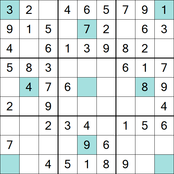 Girandola Sudoku - Fácil