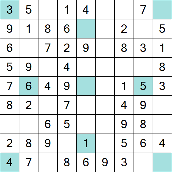 Girandola Sudoku - Fácil