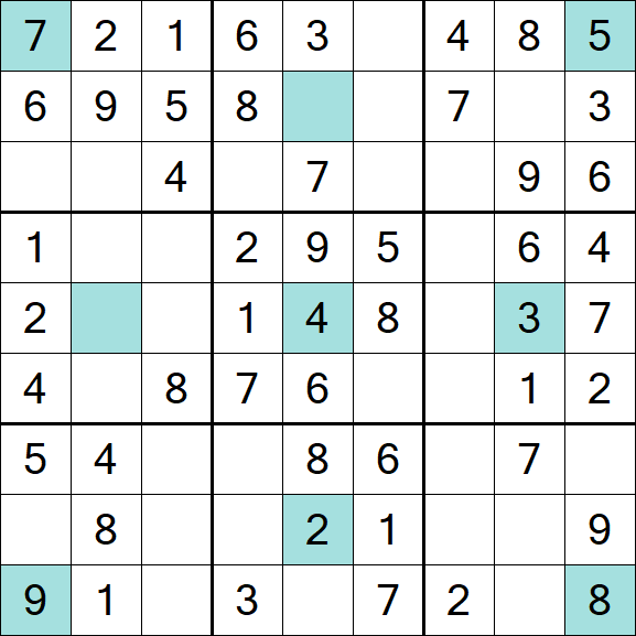 Girandola Sudoku - Fácil