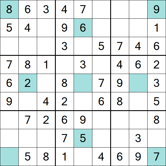 Girandola Sudoku - Fácil