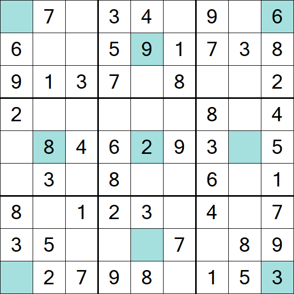 Girandola Sudoku - Fácil